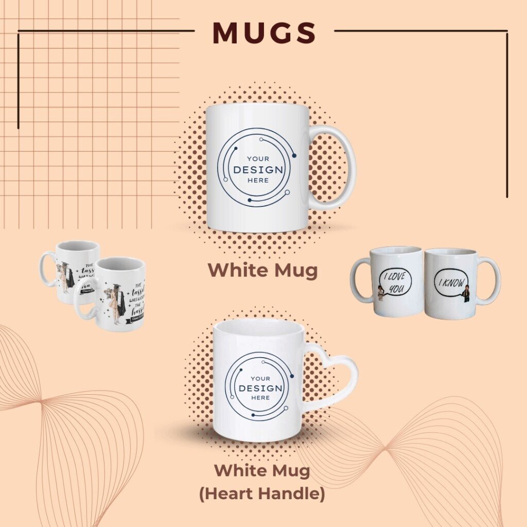 Customised mugs